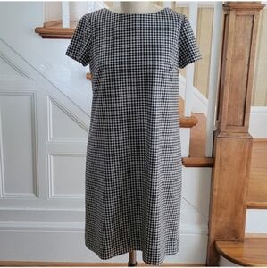 BROOKS BROTHERS Dress Black White Size 6